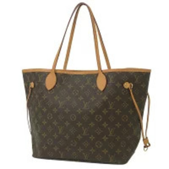 Louis Vuitton Handbags - Louis Vuitton Neverfull Shoulder Bag Shopping Tote Monogram Brown